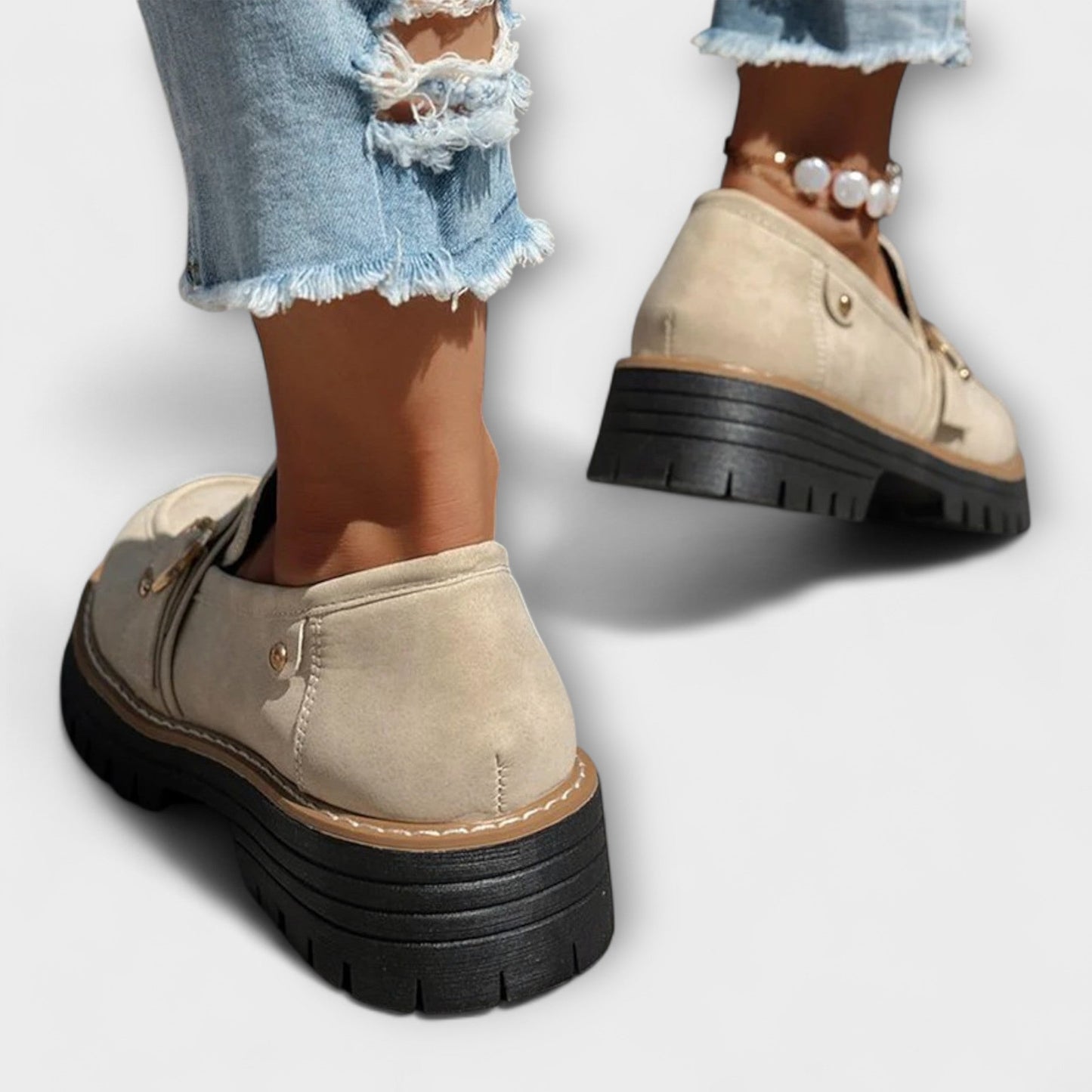 Lora™ | Round Toe Casual Moccasins