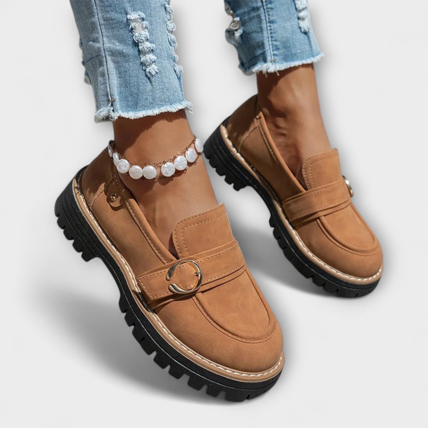 Lora™ | Round Toe Casual Moccasins