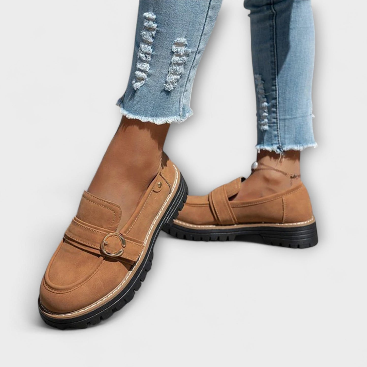 Lora™ | Round Toe Casual Moccasins