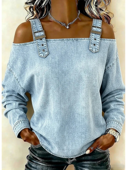 Wendy | Vintage Summer Denim Top