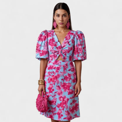 Lily - Tropical Blaze Dress