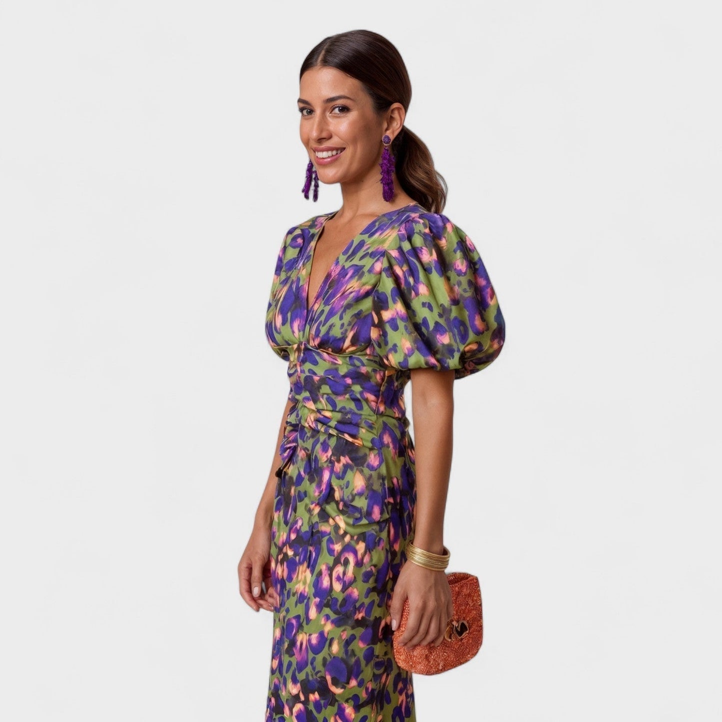Lily - Tropical Blaze Dress