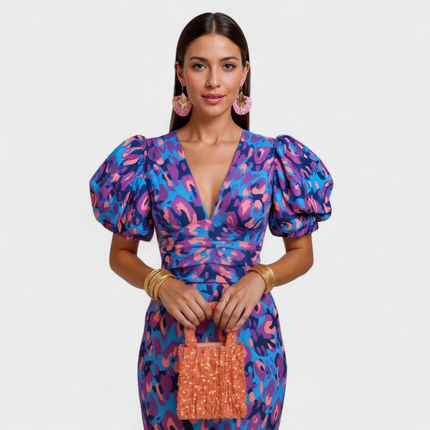 Lily - Tropical Blaze Dress