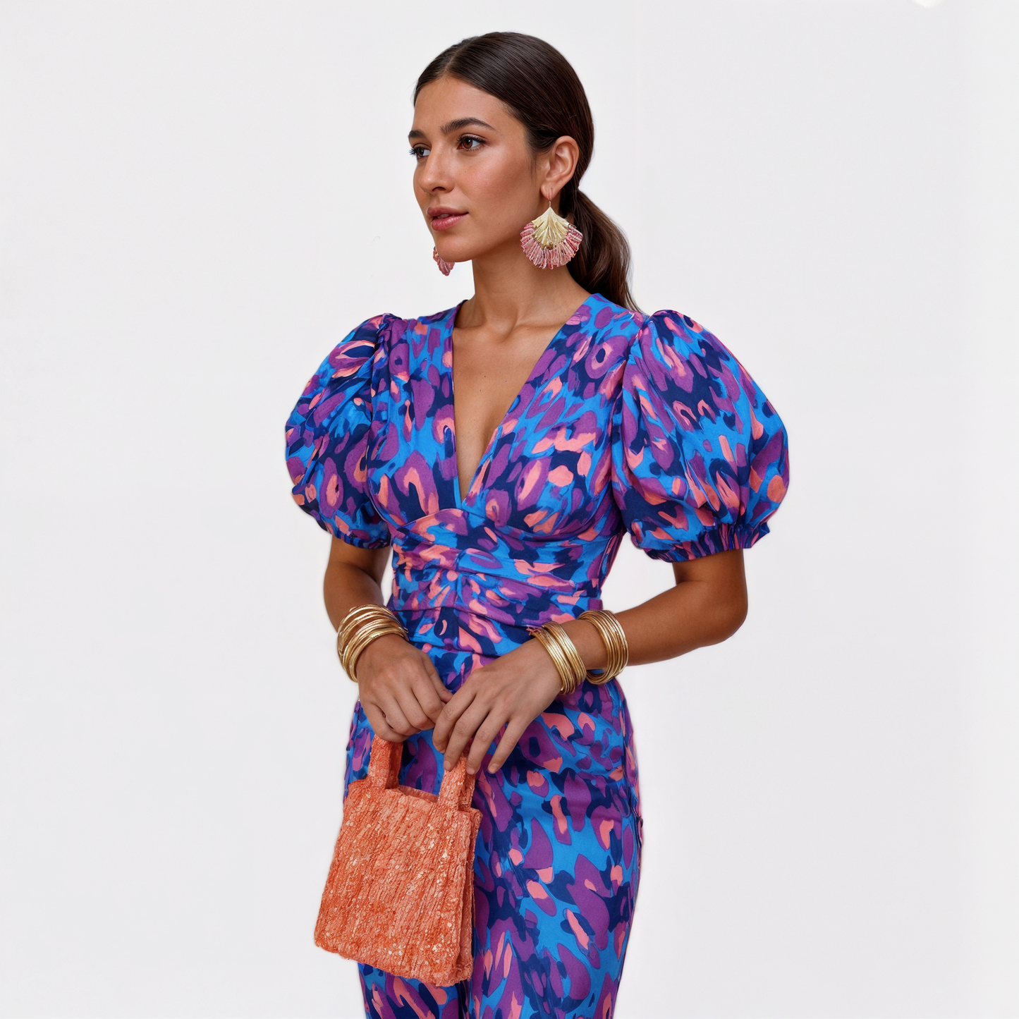 Lily - Tropical Blaze Dress