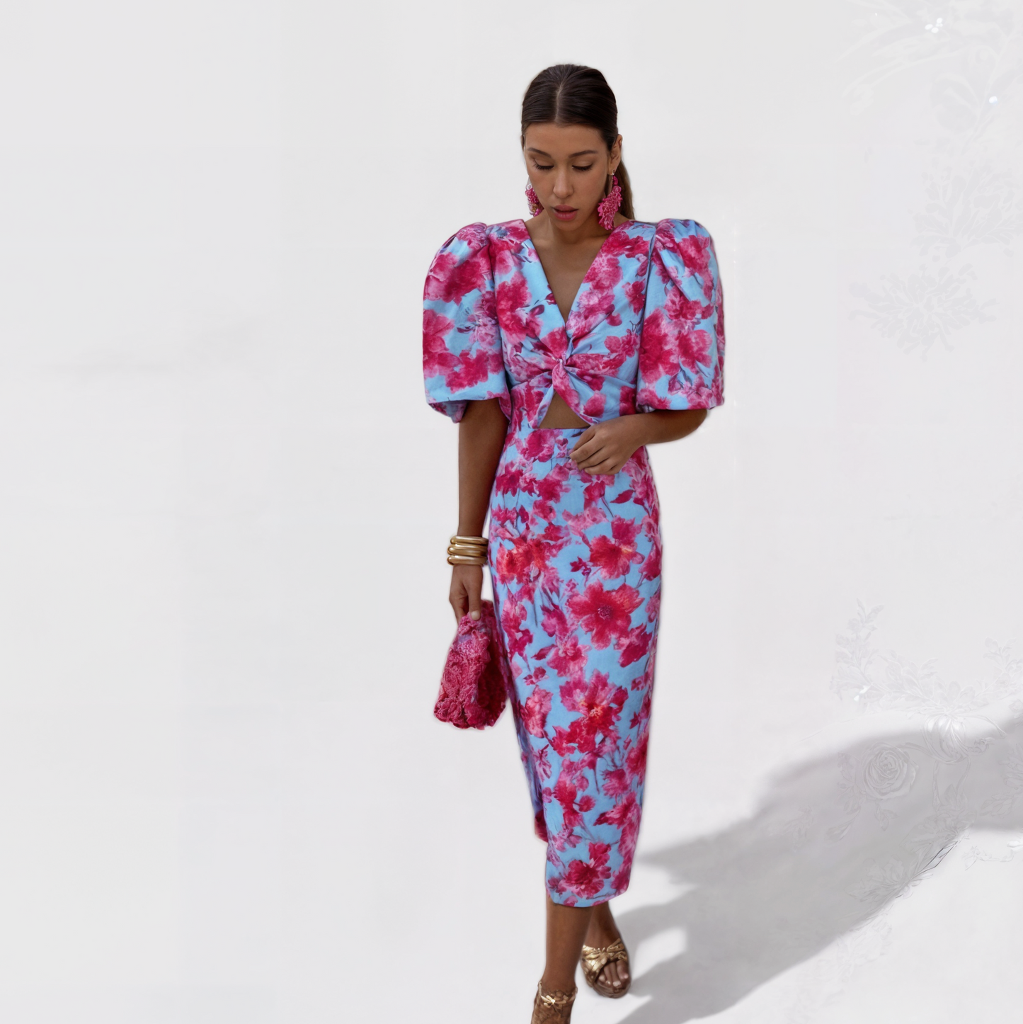 Lily - Tropical Blaze Dress
