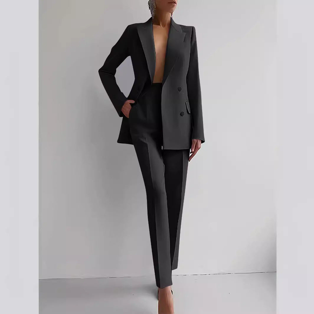 Sofia | Blazer & High Waist Trousers Set
