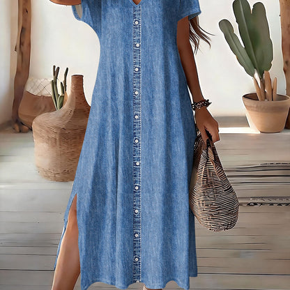 Helen | Denim Stylish Retro Dress