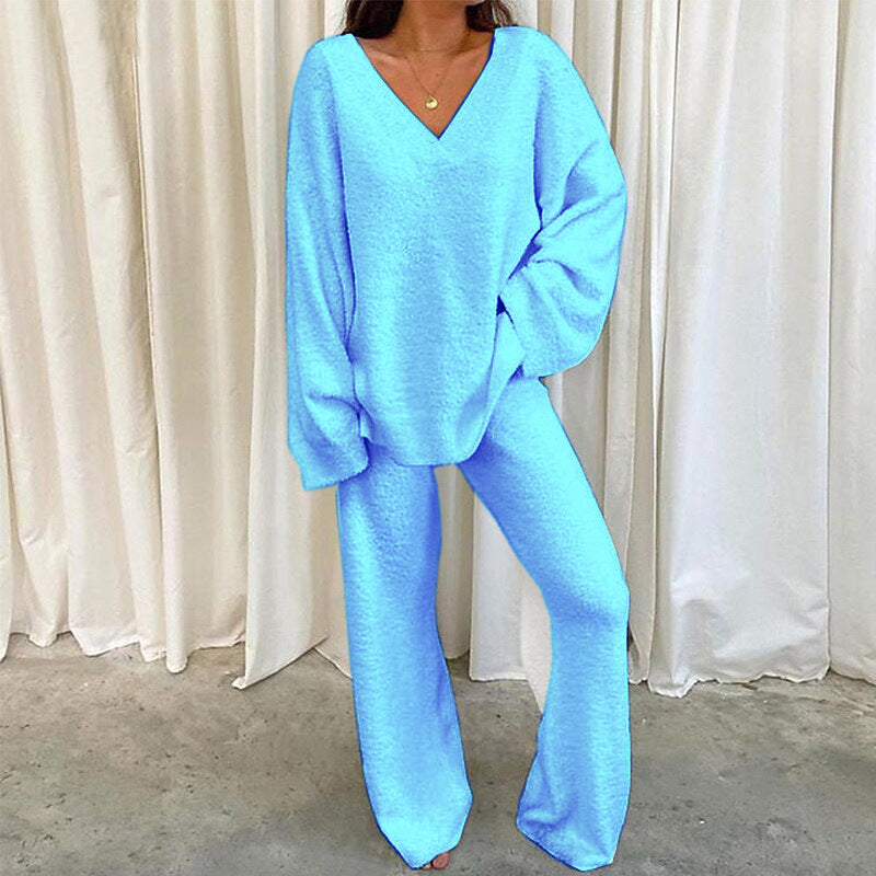 Sofia | V-neck Two-piece Set