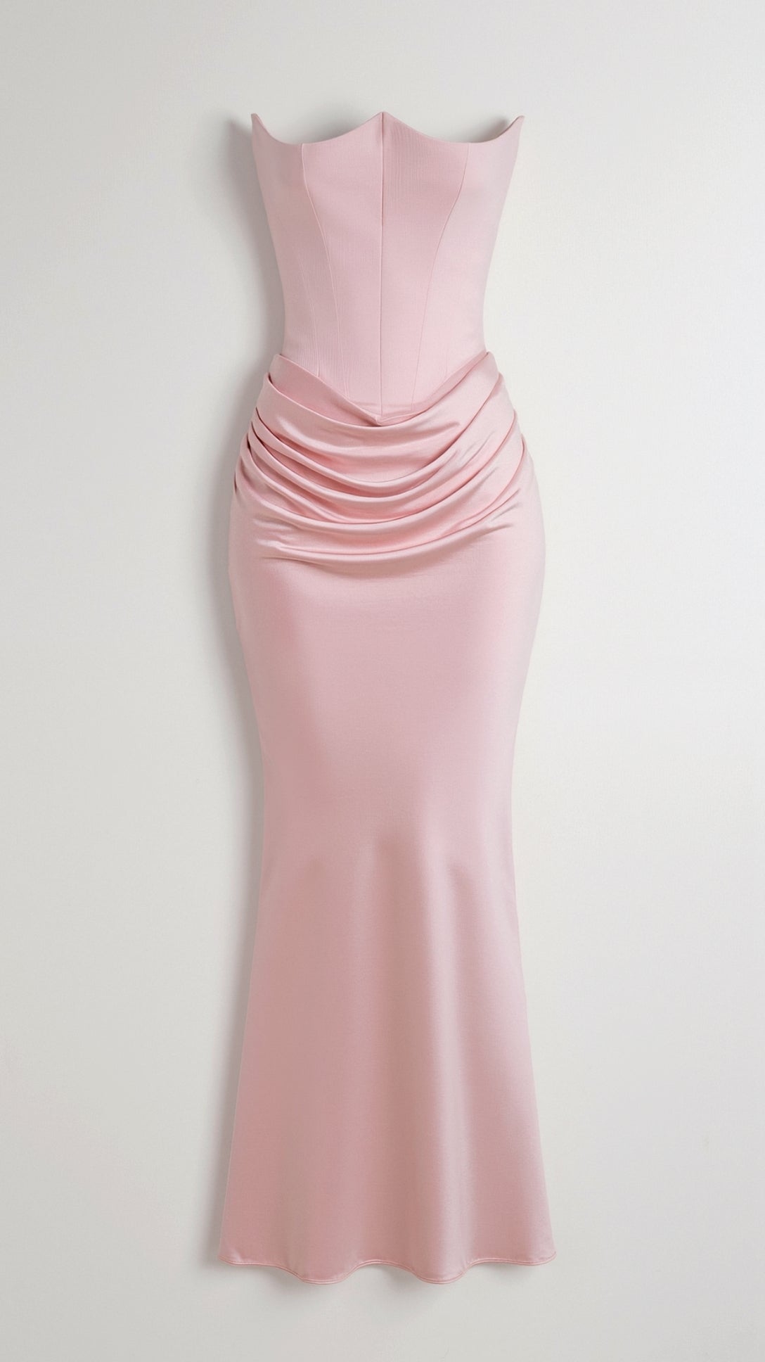 Esmeralda - Elegant Long Dress with Fitted Bodice