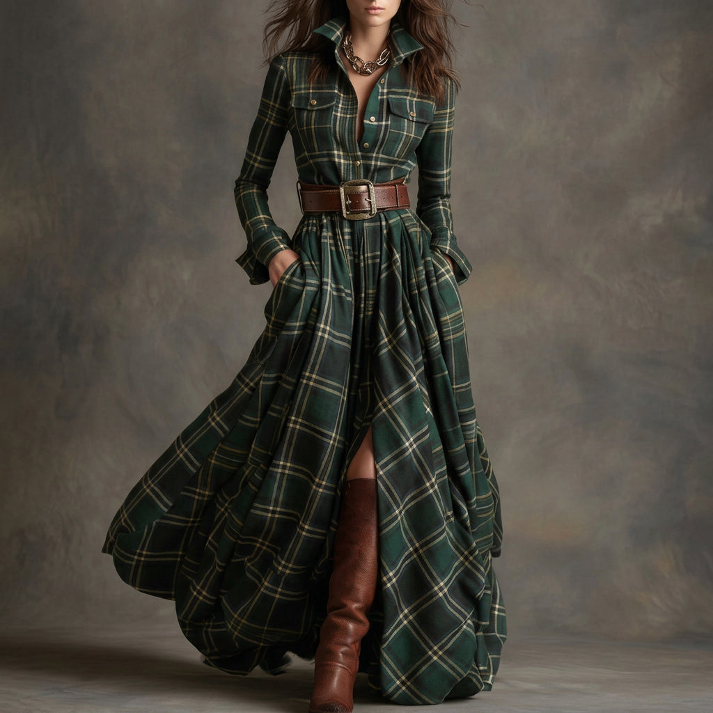 Mariana - Belted Shirt Dress