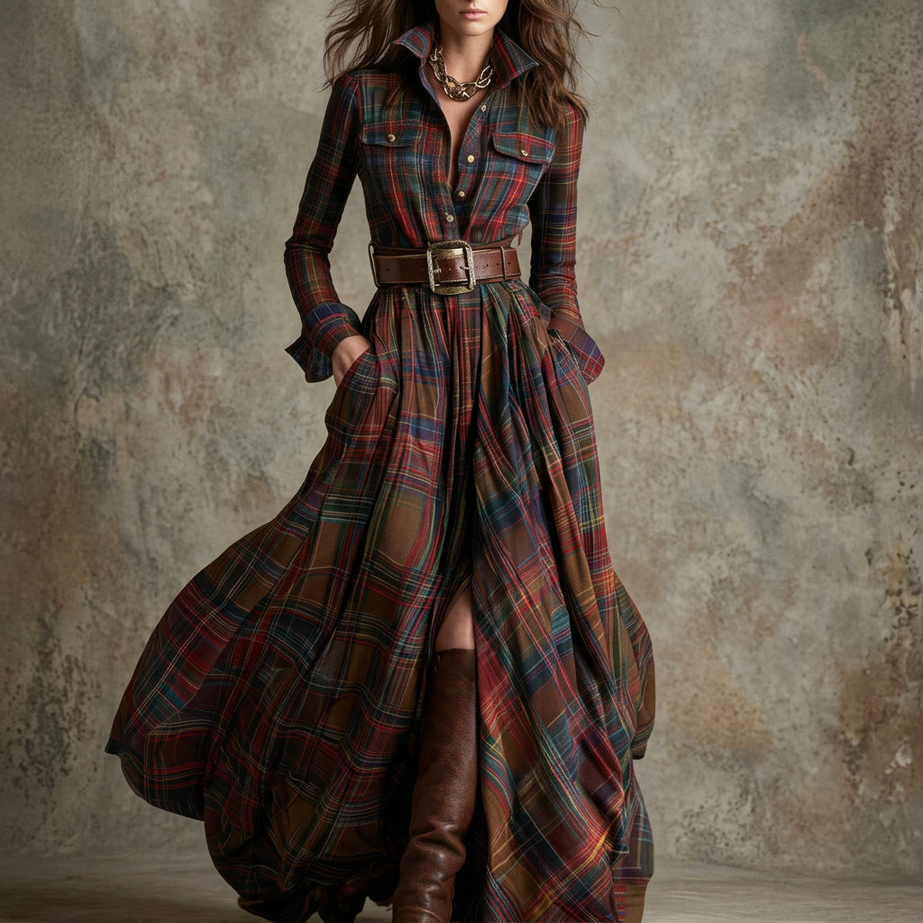 Mariana - Belted Shirt Dress