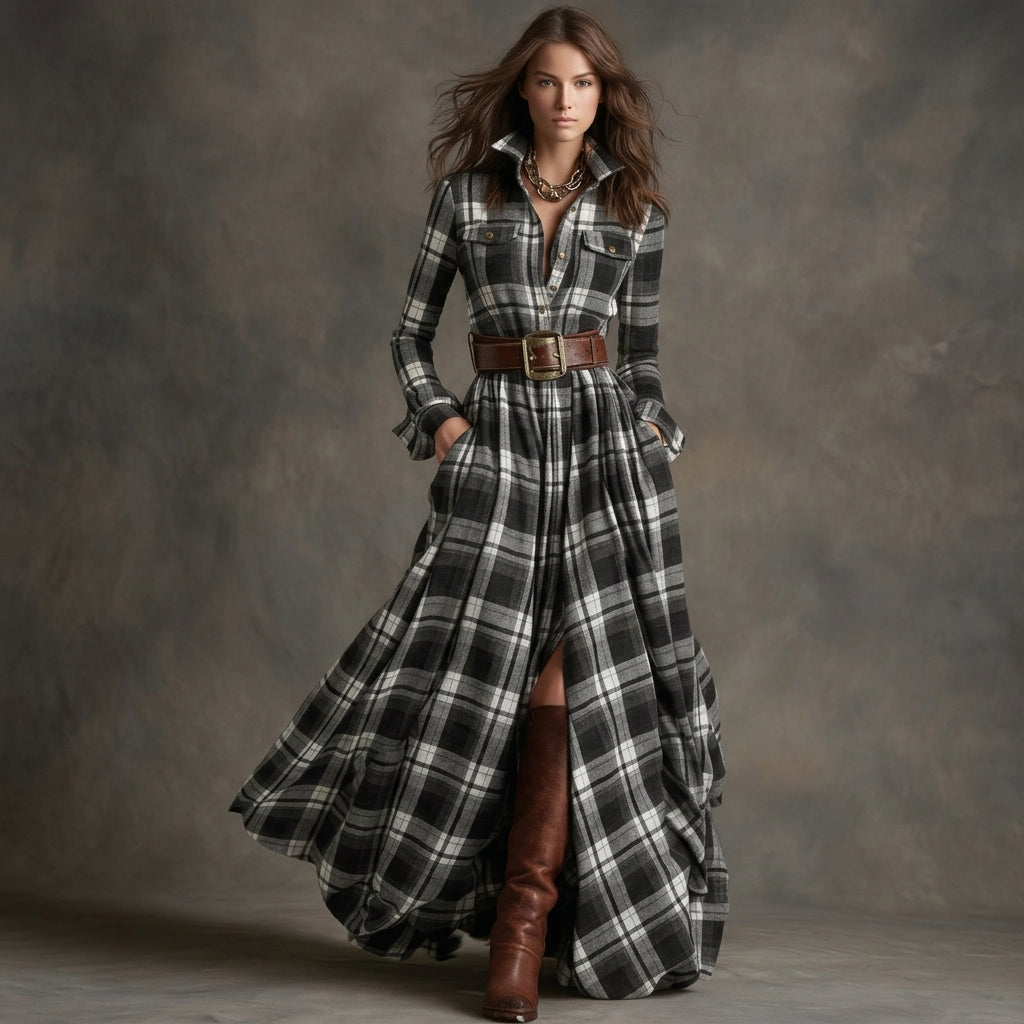 Mariana - Belted Shirt Dress