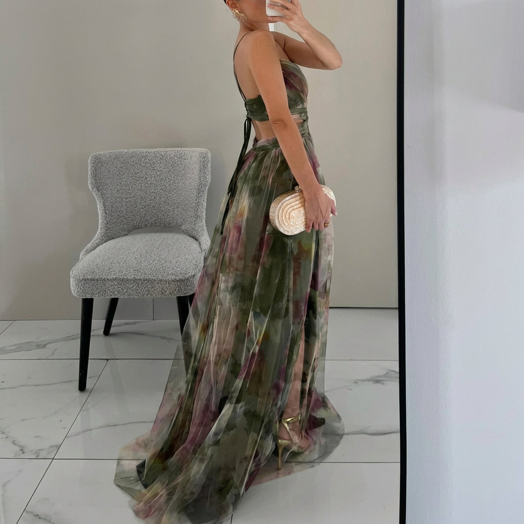 Margarida - Floral Print Maxi Dress