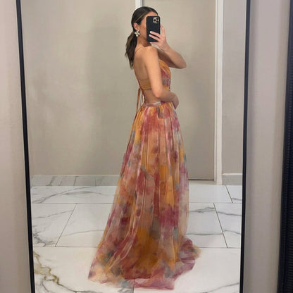 Margarida - Floral Print Maxi Dress