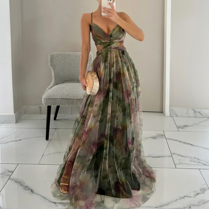 Margarida - Floral Print Maxi Dress