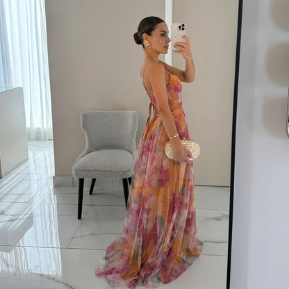 Margarida - Floral Print Maxi Dress