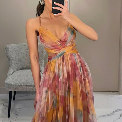 Margarida - Floral Print Maxi Dress