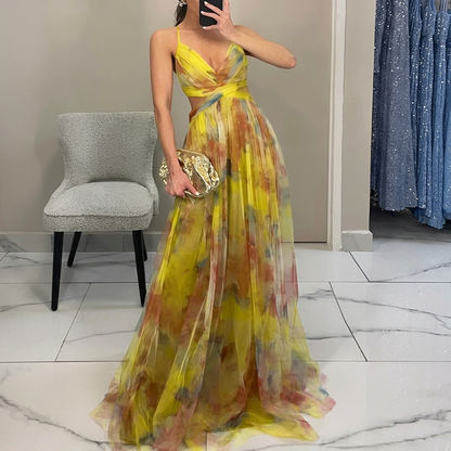 Margarida - Floral Print Maxi Dress