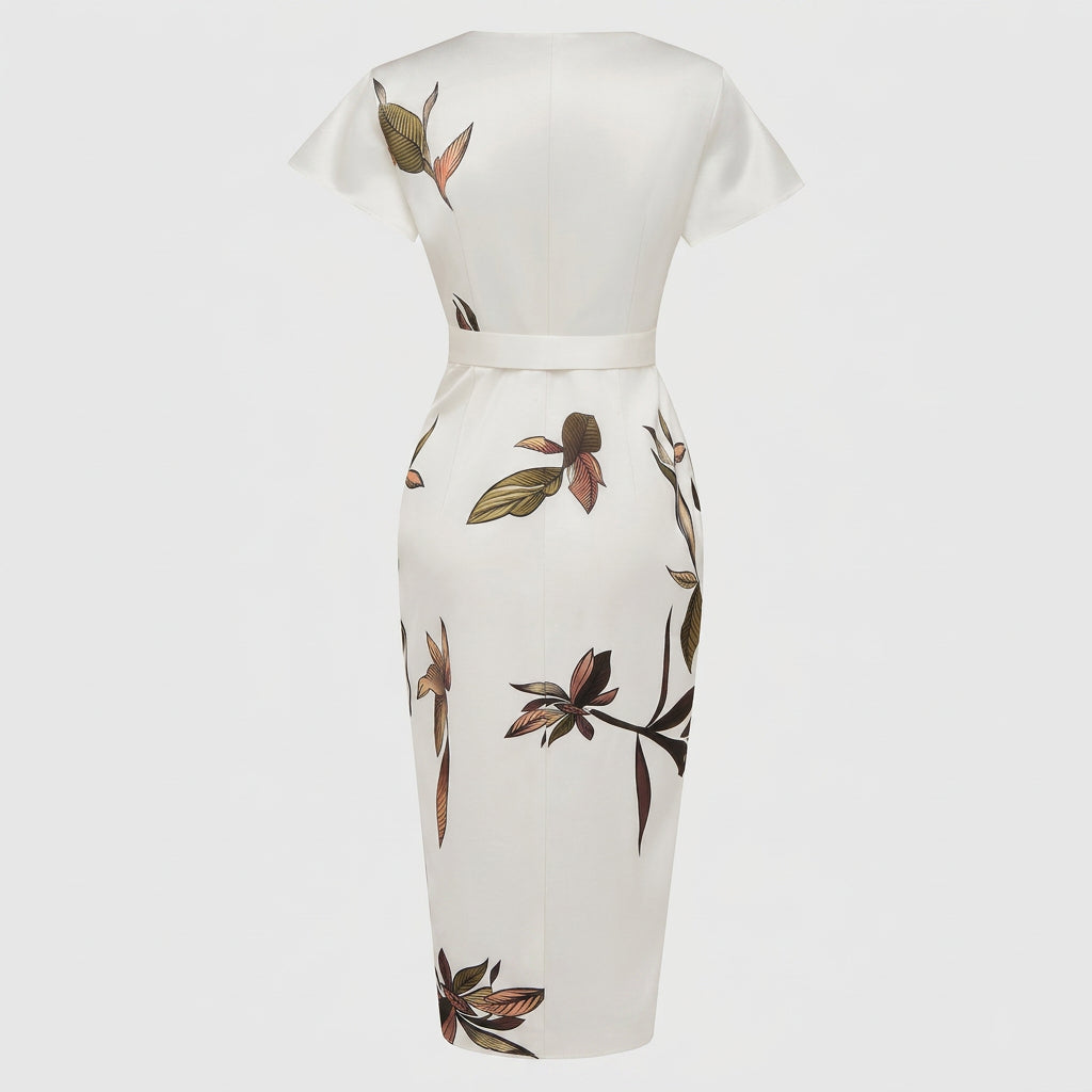 Isabel - Knot Detail Midi Dress