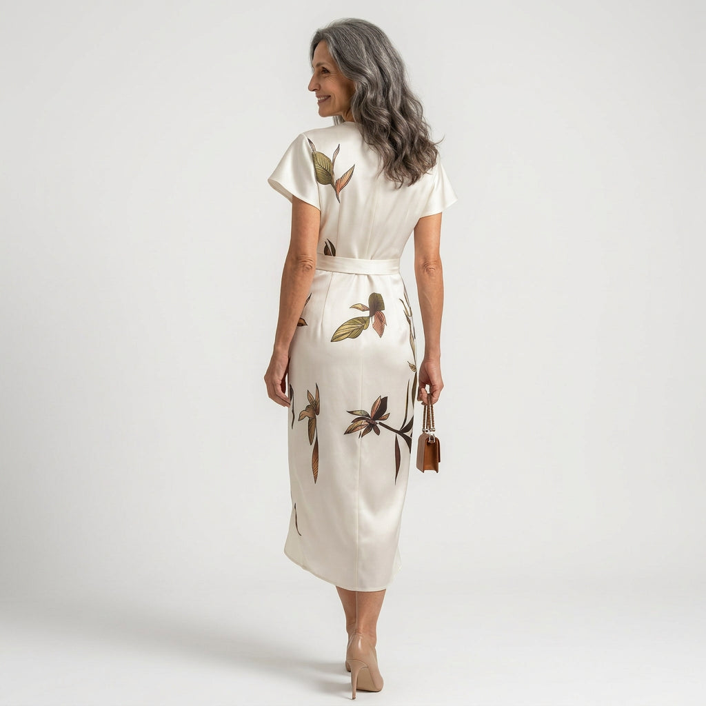 Isabel - Knot Detail Midi Dress