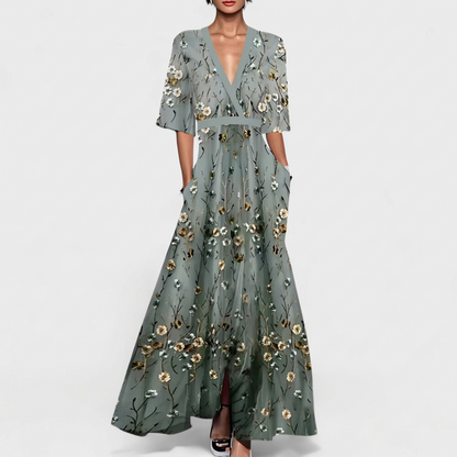 Rute - Chic Floral Maxi Dress