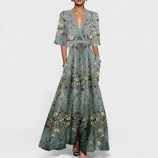 Rute - Chic Floral Maxi Dress