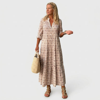 Eduarda - Classic Vintage Maxi Dress