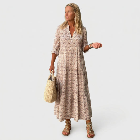 Eduarda - Classic Vintage Maxi Dress