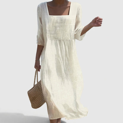 Nádia - Relaxed Linen Dress