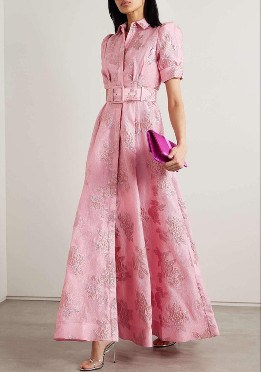 Anabella | Dress with Short Puff Sleeves