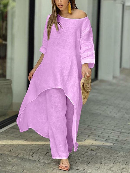 Sienna | Solid Colour Two-piece Set