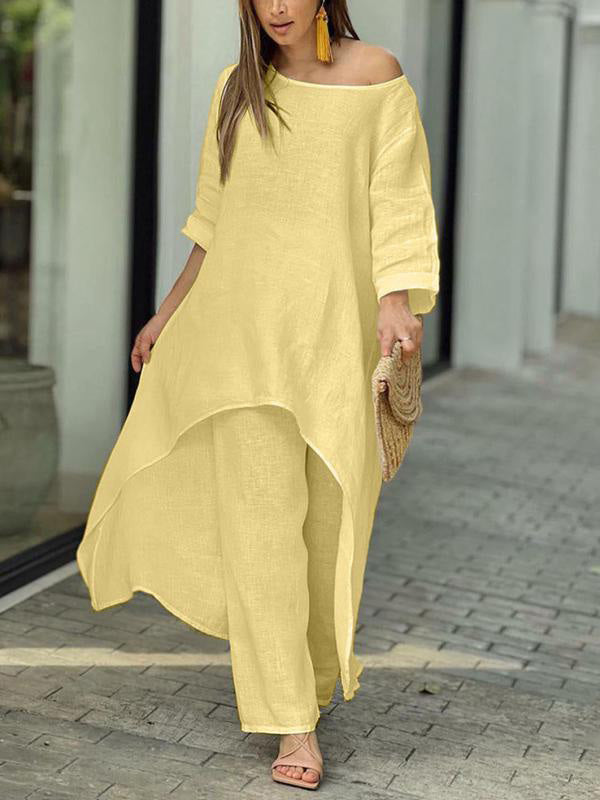 Sienna | Solid Colour Two-piece Set