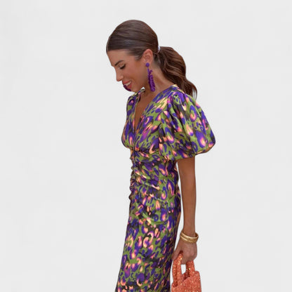 Lily - Tropical Blaze Dress