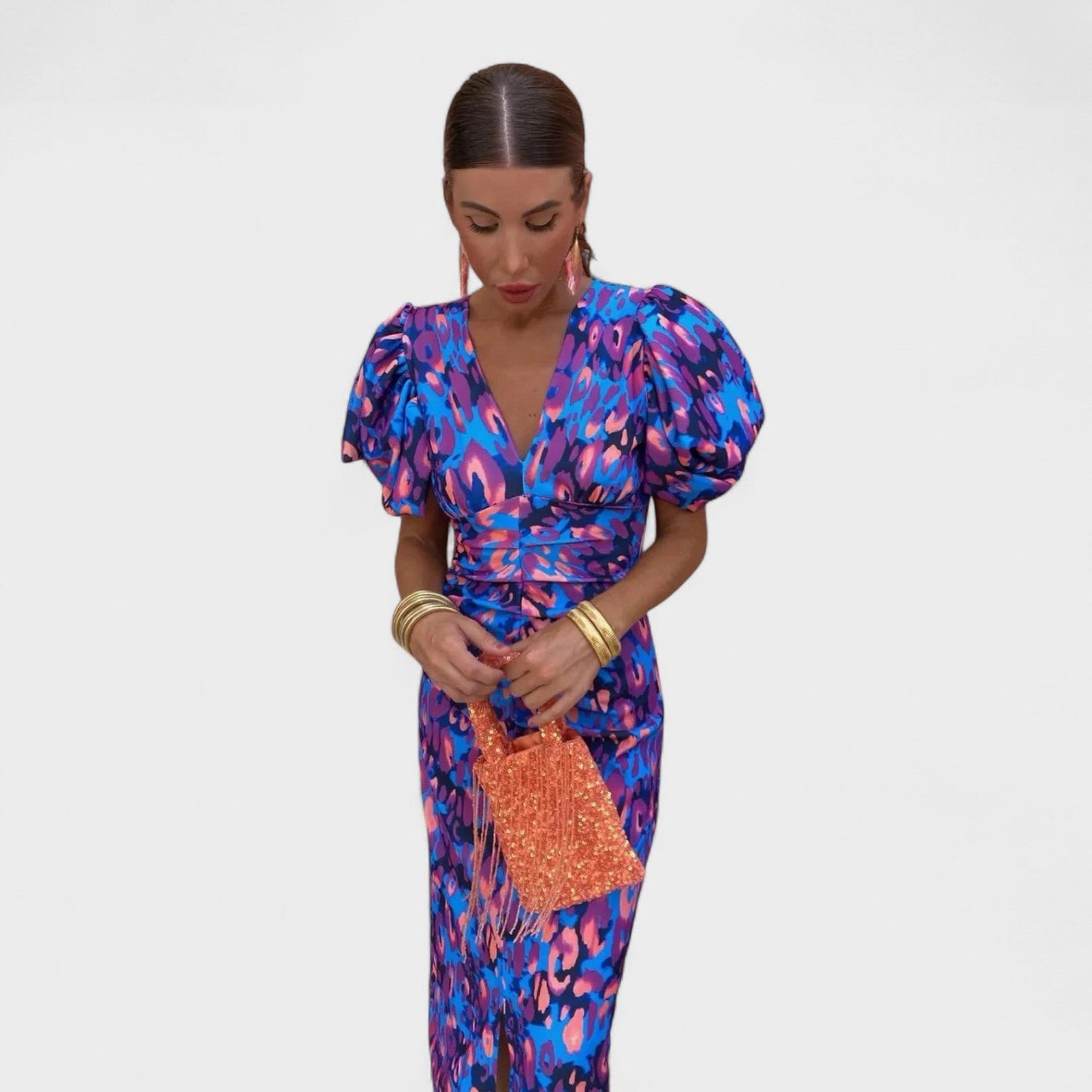 Lily - Tropical Blaze Dress
