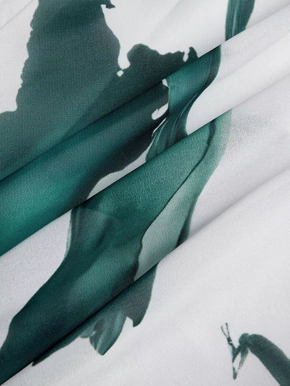 Vanessa - Flowing Watercolor Maxi Dress