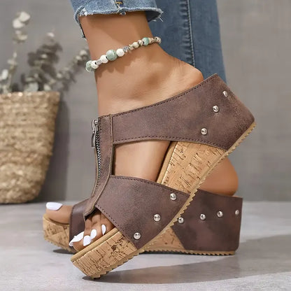 Gigi - Chic Wedge Sandals
